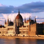 Ungerns parlamentsbyggnad Budapest