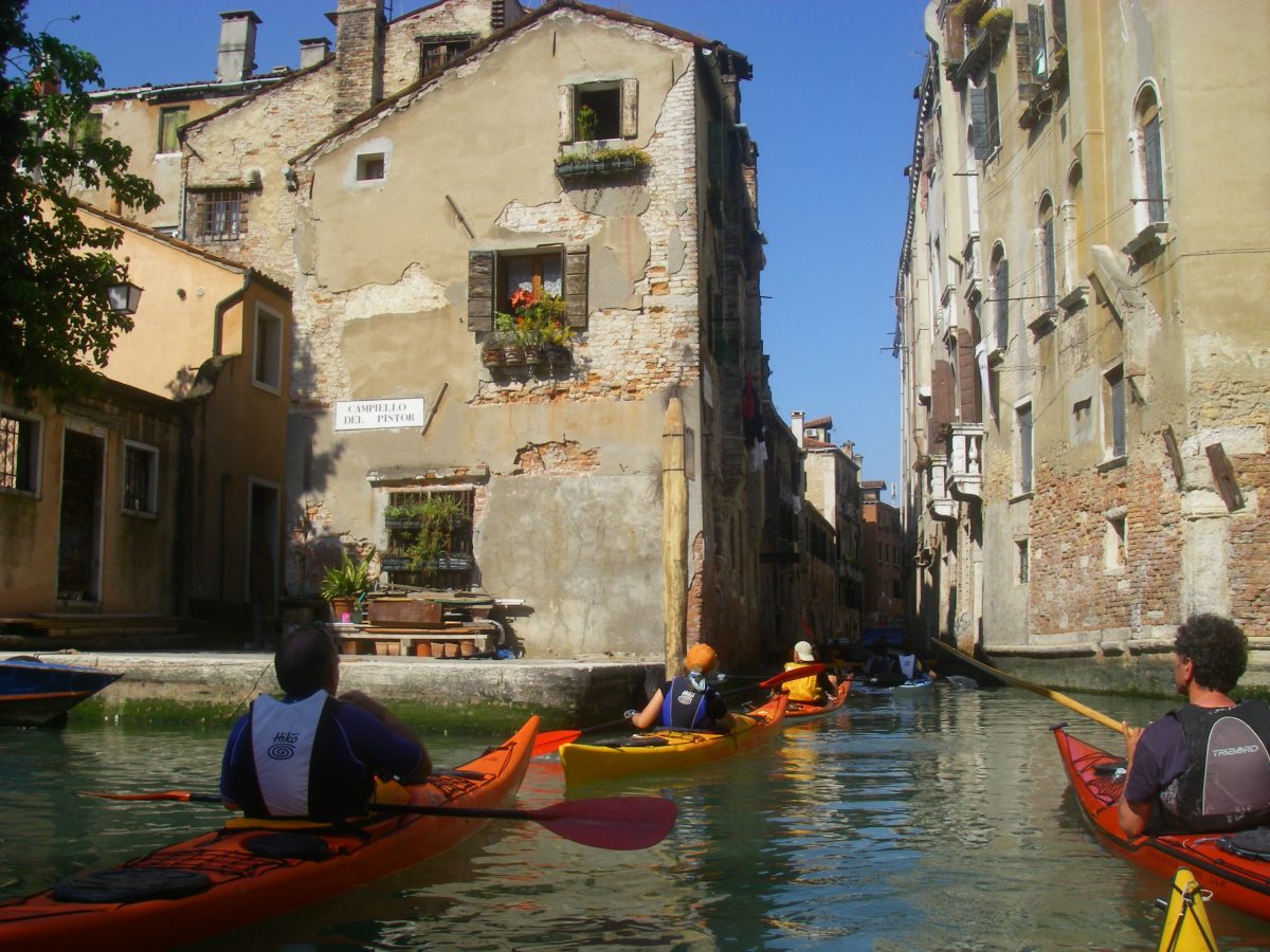 Kajakpaddling Venedig